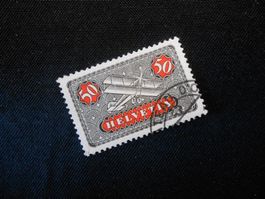 CH  ZNr 9  50C  Flugpost  1923  Z CHF 35