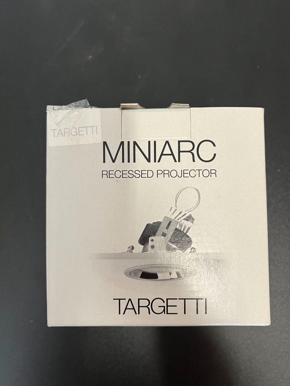 Lampade: TARGETTI MINIARC RECESSED PROJECTOR – Nuovo e nell'imballaggio originale da Mägenwil venduto da BackInWhite 2
