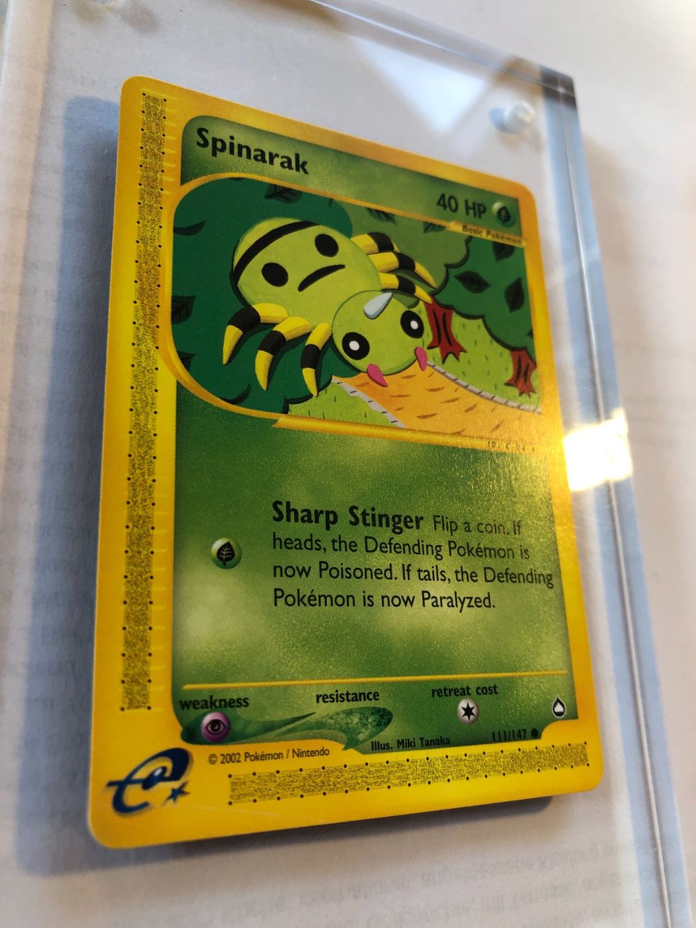 Cartes à collectionner: Spinarak Aquapolis - MINT - ab 1.- – D'occasion à Giubiasco par dan_pr8b 1