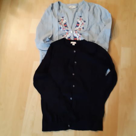 Damen Bluse+Jacke, Gr. M, Marke: VINEYARD VINES+GAP