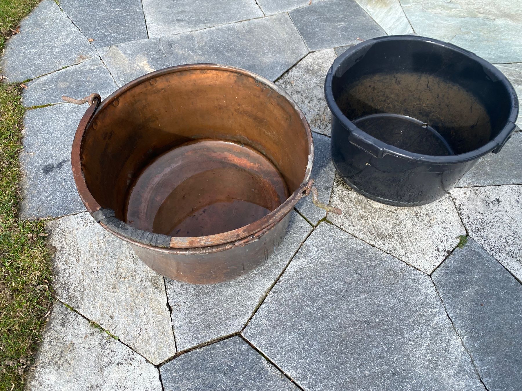 Vasi per fiori: Grosser Kupferkessel – Usato da Goldingen venduto da Banago61 3