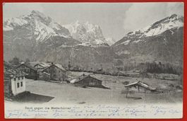 Reuti gegen die Wetterhörner 1913
