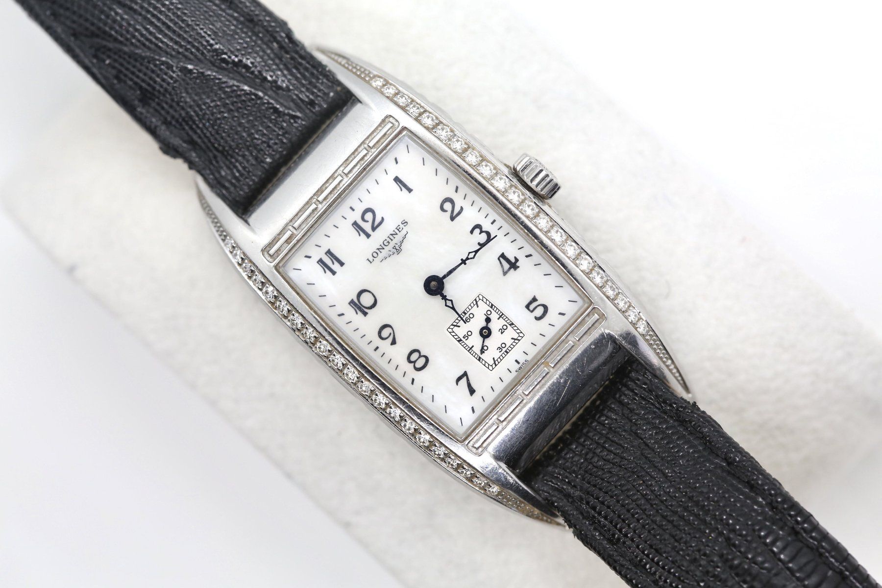Longines Orologi: Longines Belle Arti mit Diamanten – Usato da Reinach BL venduto da Han-Numismatik 1