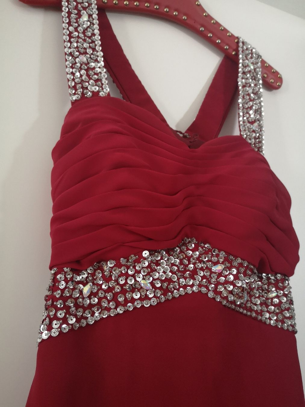 Vestiti: Festkleid Bordeauxrot – Usato da Sissach venduto da sasocla 1