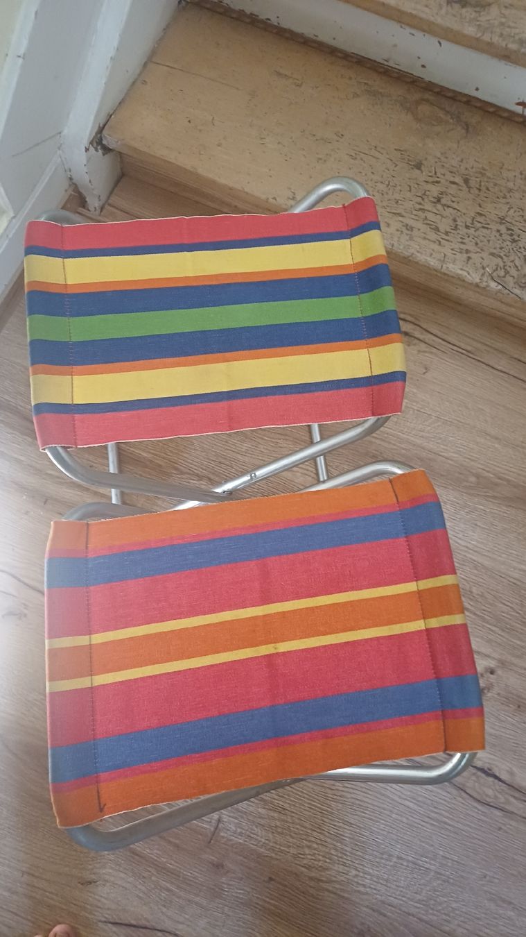 Sedie: 2 Camping Stühle 70 er  – Usato da Flawil venduto da Naphtali 1