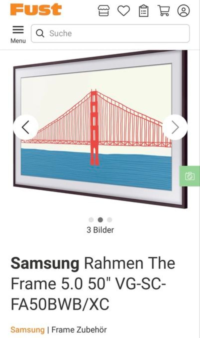 Appareils TV: Samsung The Frame 5.0 50" Rahmen – Neuf (Voir description) à Gelterkinden par Mariposa037