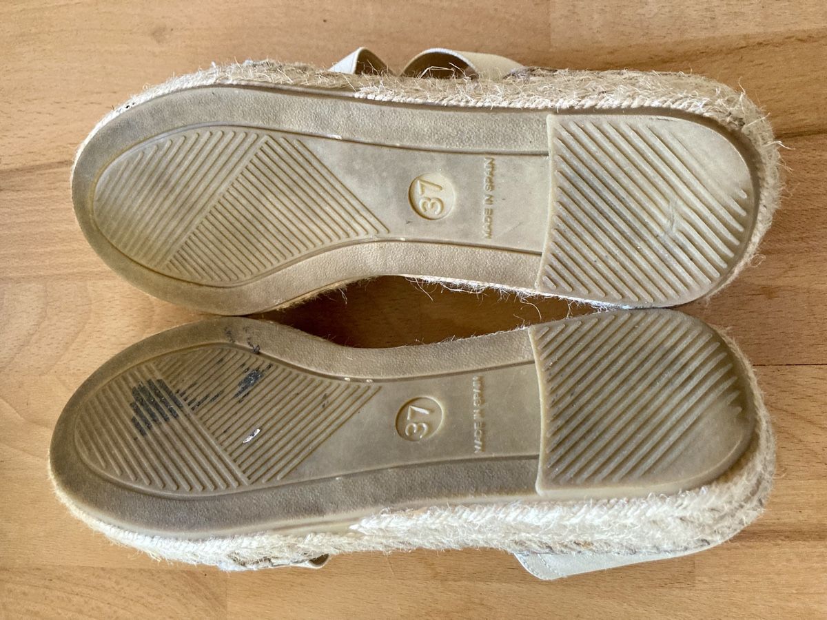Scarpe da donna: Fabiolas Espadrilles Beige Leder Grösse 37 – Usato da Vinelz venduto da Viewfinder84 8