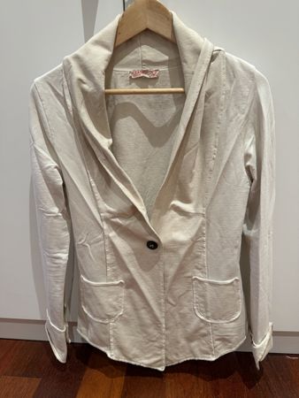 Jacke, Blazer, Beige, Grösse M/L
