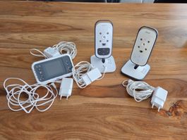 Babyphone mit 2 Kamera, 300m Reichweite, Alecto DVM-75