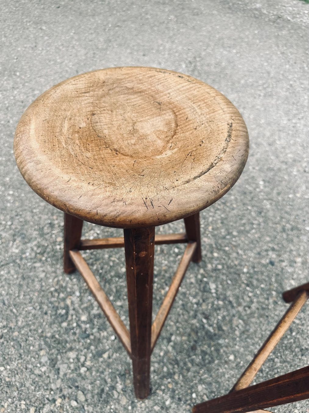 Hocker: Barhocker Holz Set 2 Stühle – Gebraucht aus Otelfingen von Yossi-68 4