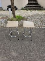 Barhocker, verchromt, Vintage-Stil, sofort abholbereit!