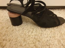 Sandale 39, Zara, noir, très bon état,  talon 6cm