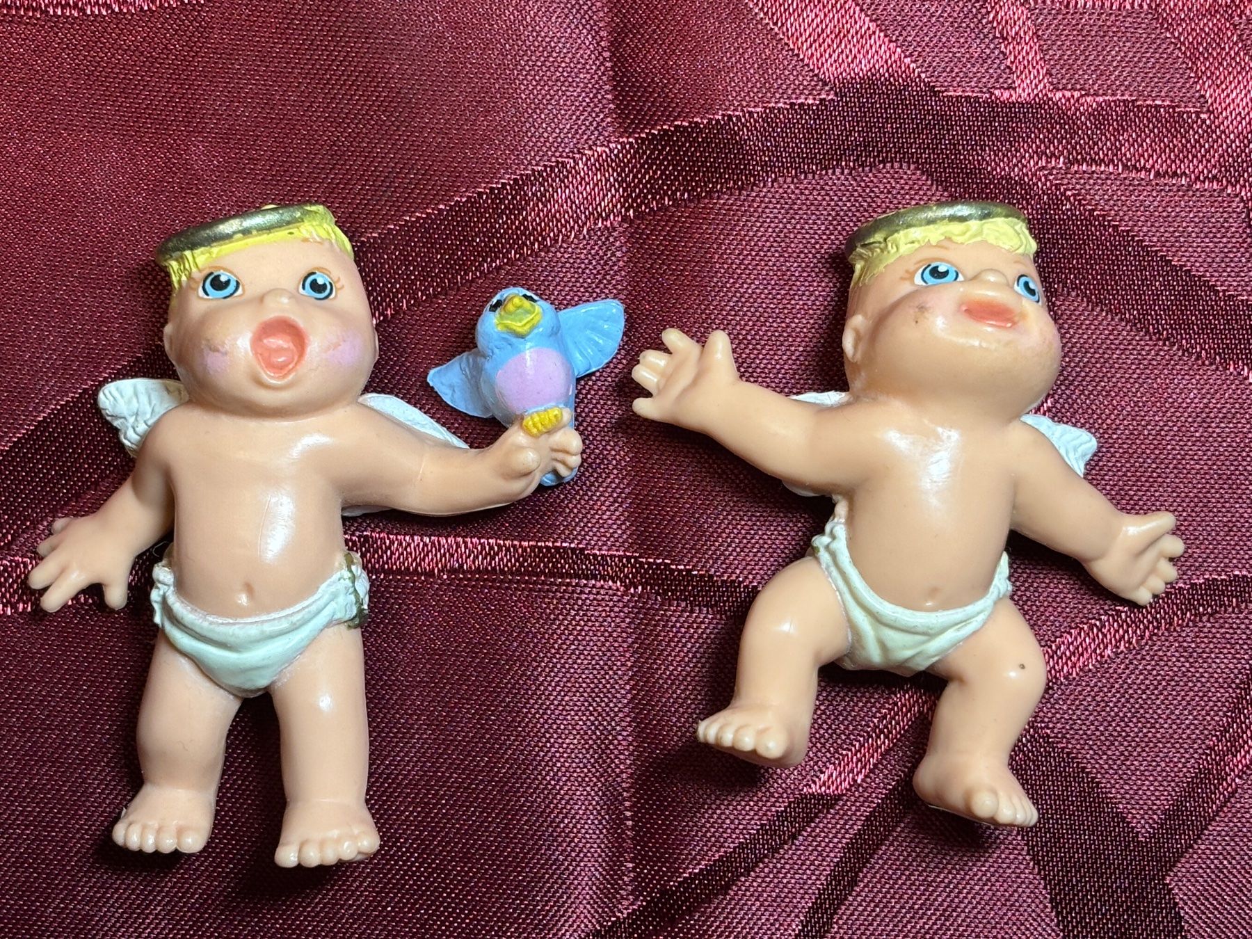 Statuette: 4 Plastik Engel vintage – Usato da Baar venduto da bricksandmore 1