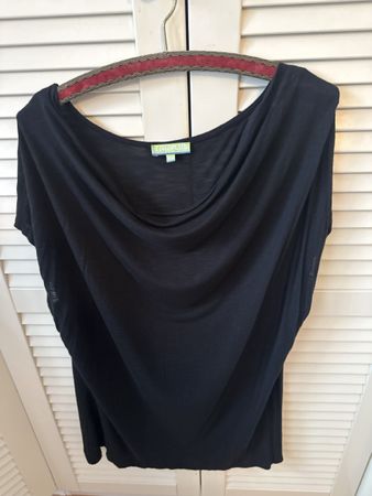 Damen T-Shirt LinePLUS schwarz Grösse 46/48 von Ottos