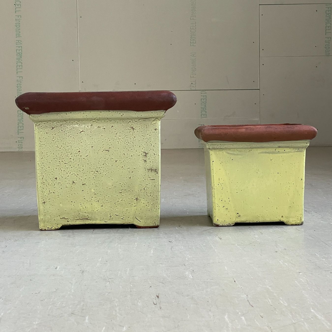 Vasi per fiori: 2er Set Pflanzentöpfe hellgrün – Usato da Bern venduto da Modern-Era 5