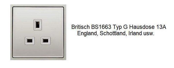 Unità & Adattatore: Campingadapter England, Schottland BS1363 - CEE16-3 – Nuovo e nell'imballaggio originale da Herisau venduto da Kabelprofi1 1