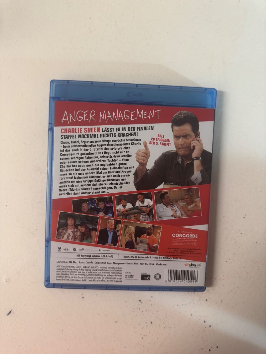 Tous les DVDs: ANGER MANAGEMENT/ 5 STAFFEL. (BLU-RAY) – D'occasion à Basel par san_2qlq 1