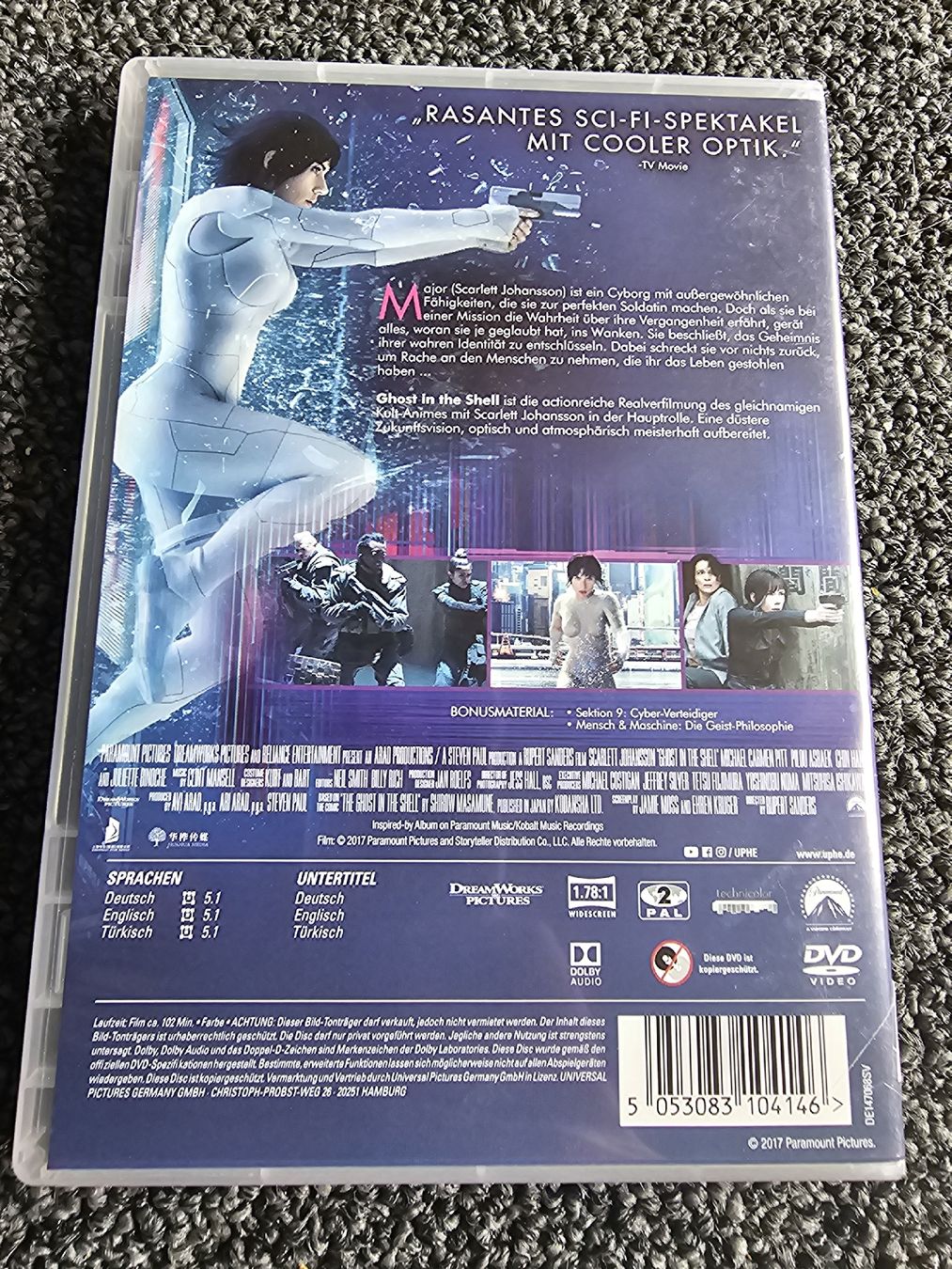 Tous les DVDs: DVD Ghost in the Shell(23072) – D'occasion à Ruswil par jan_bxl5 1