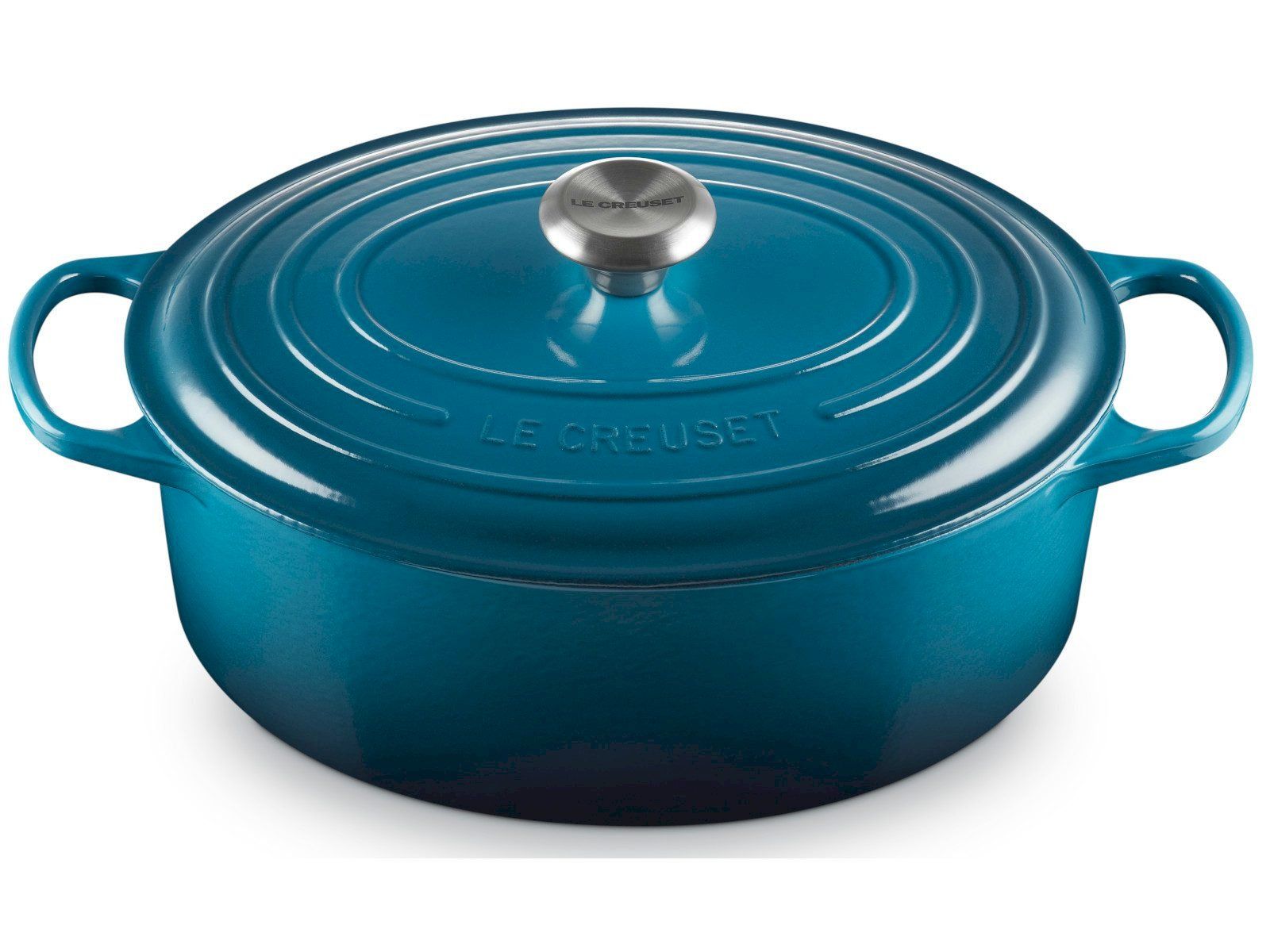 Töpfe: Le Creuset Bräter oval 31cm deep teal – Neu und originalverpackt aus Bottighofen von zaap