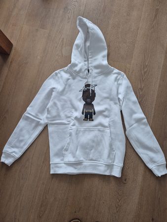 Mister Tee Hoodie,        Grösse M, weiss,      neuwertig