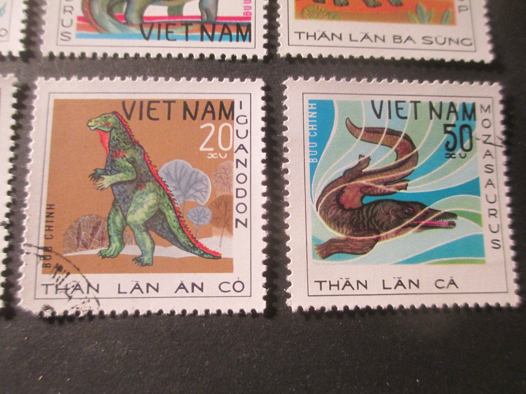 Alle Briefmarken: 8 Stk. Briefmarken Vietnam Dinosaurier – Gebraucht aus Hasle LU von Flamme6 4