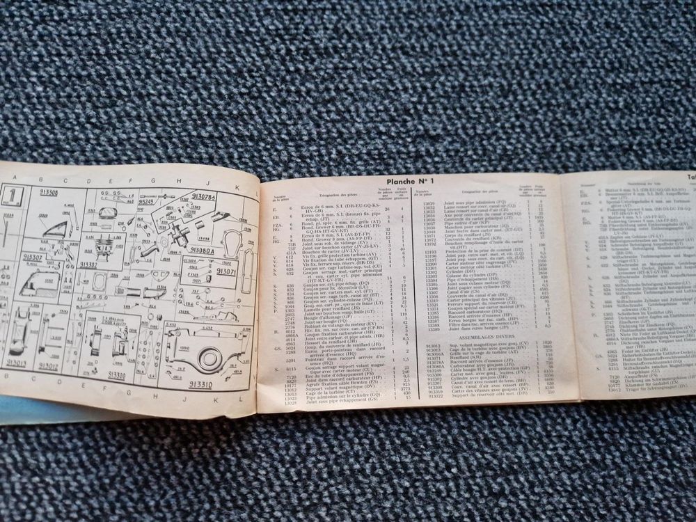 Original Ersatzteilliste Simar Bodenfräse Type 20B / 21B (Gebraucht) in ...