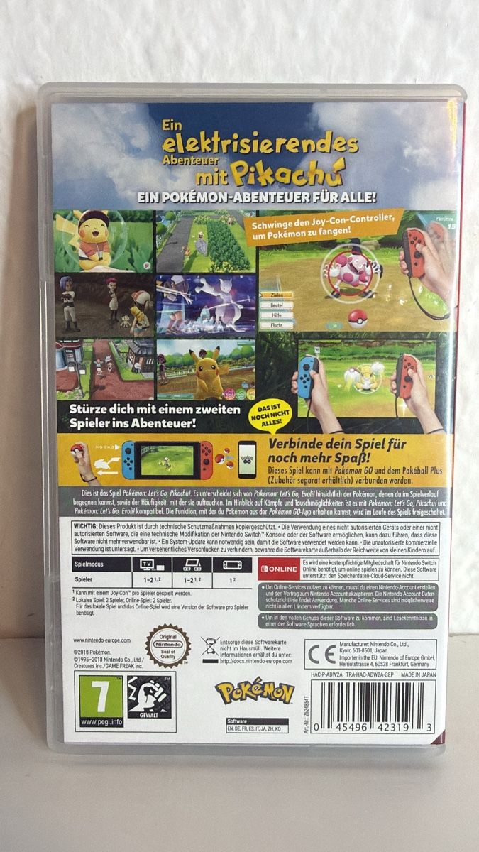 Nintendo Giochi: Pokemon Let's Go Pikachu - Nintendo Switch Game - Fun! – Usato da Ehrendingen venduto da bubulence 1