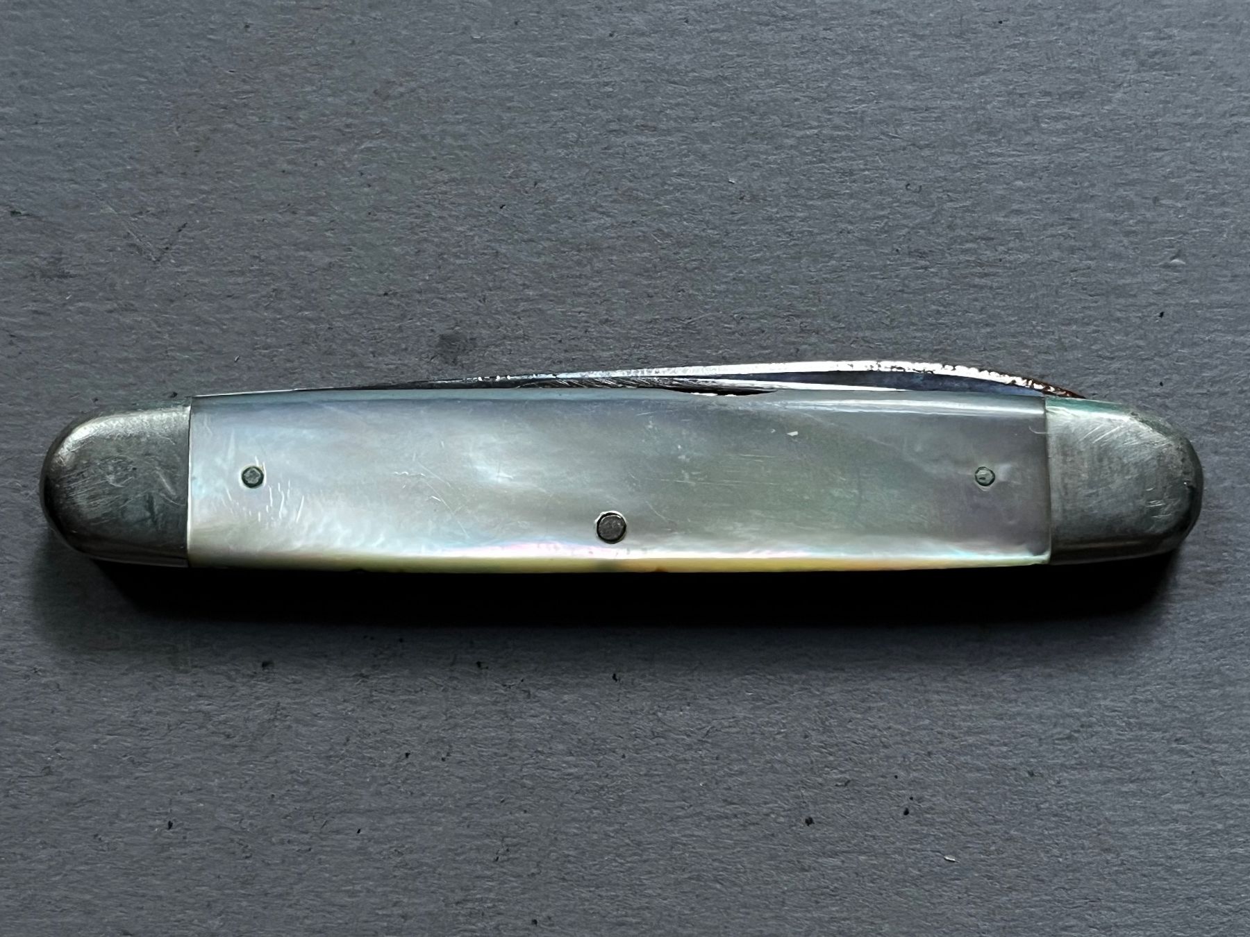 Coltelli tascabile: Altes HUBER Perlmutt Sackmesser 78 mm - selten – Usato da Zürich venduto da FV.vintage 7