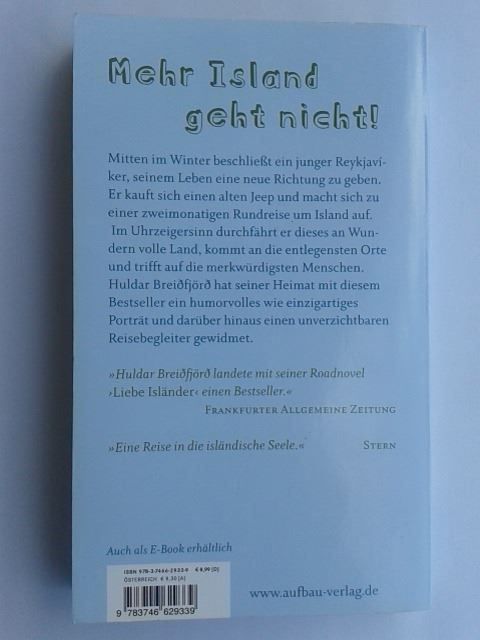Livres: Huldar Breiðfjörð Liebe Isländer – D'occasion à Basel par Alacant 1