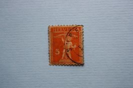 um 1909 helvetia walterli stamp