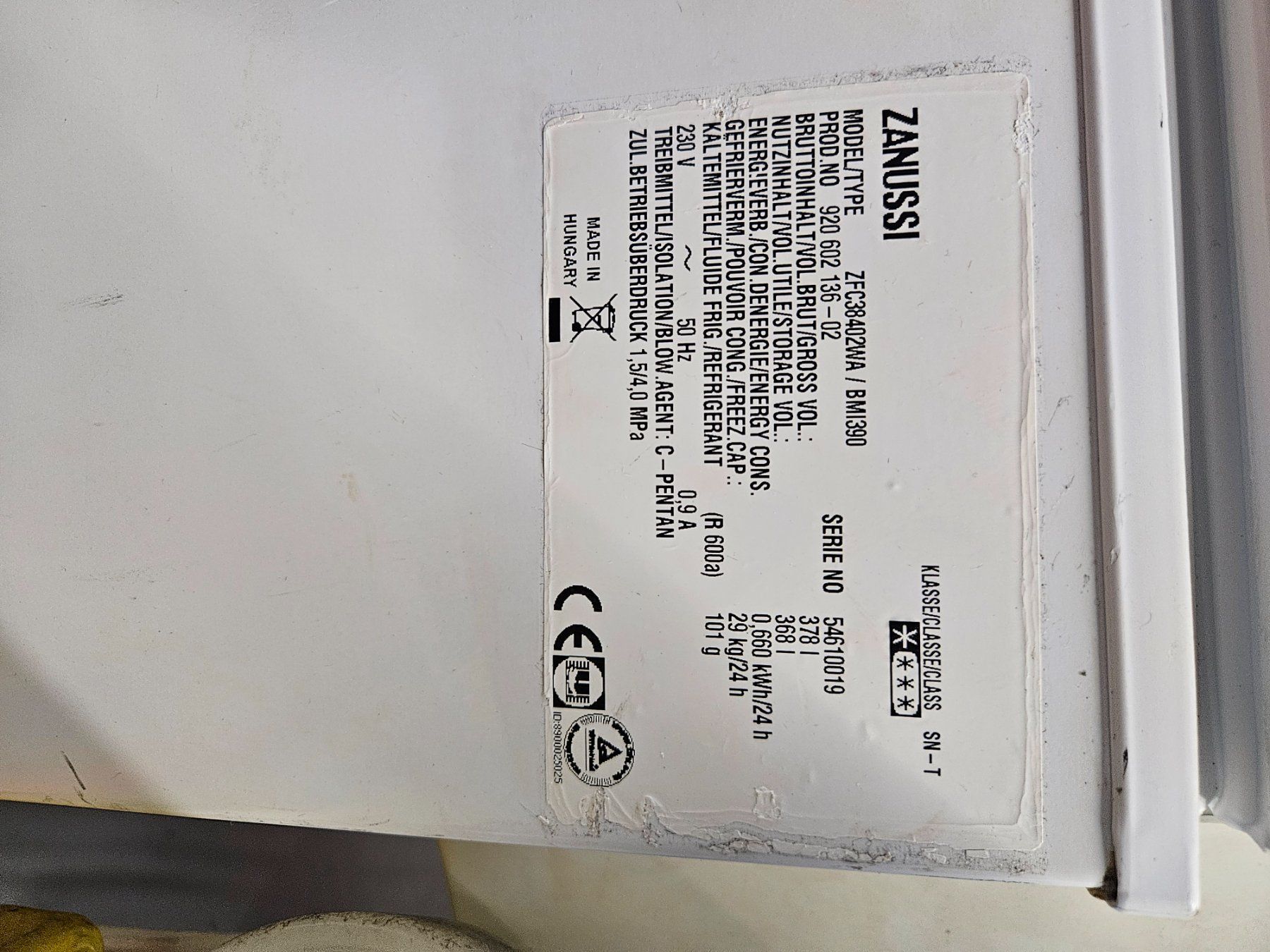 Congelatori: Tiefkühltruhe Zanussi – Usato da Zürich venduto da Jolemon 2