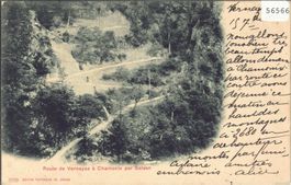 Route de Vernayaz a Chamonix par Salvan - Hotelstempel
