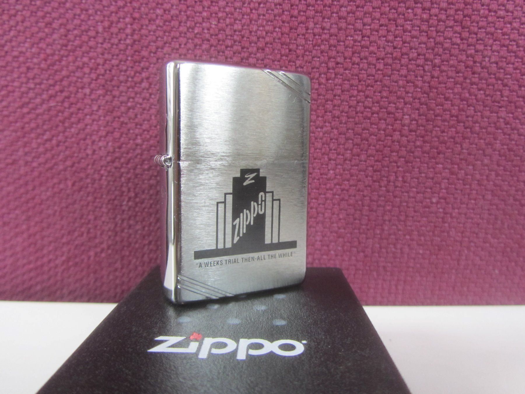 Zippo Feuerzeuge: Zippo Tower vintage NEW box – Neu und originalverpackt aus Pampigny von Calypso06