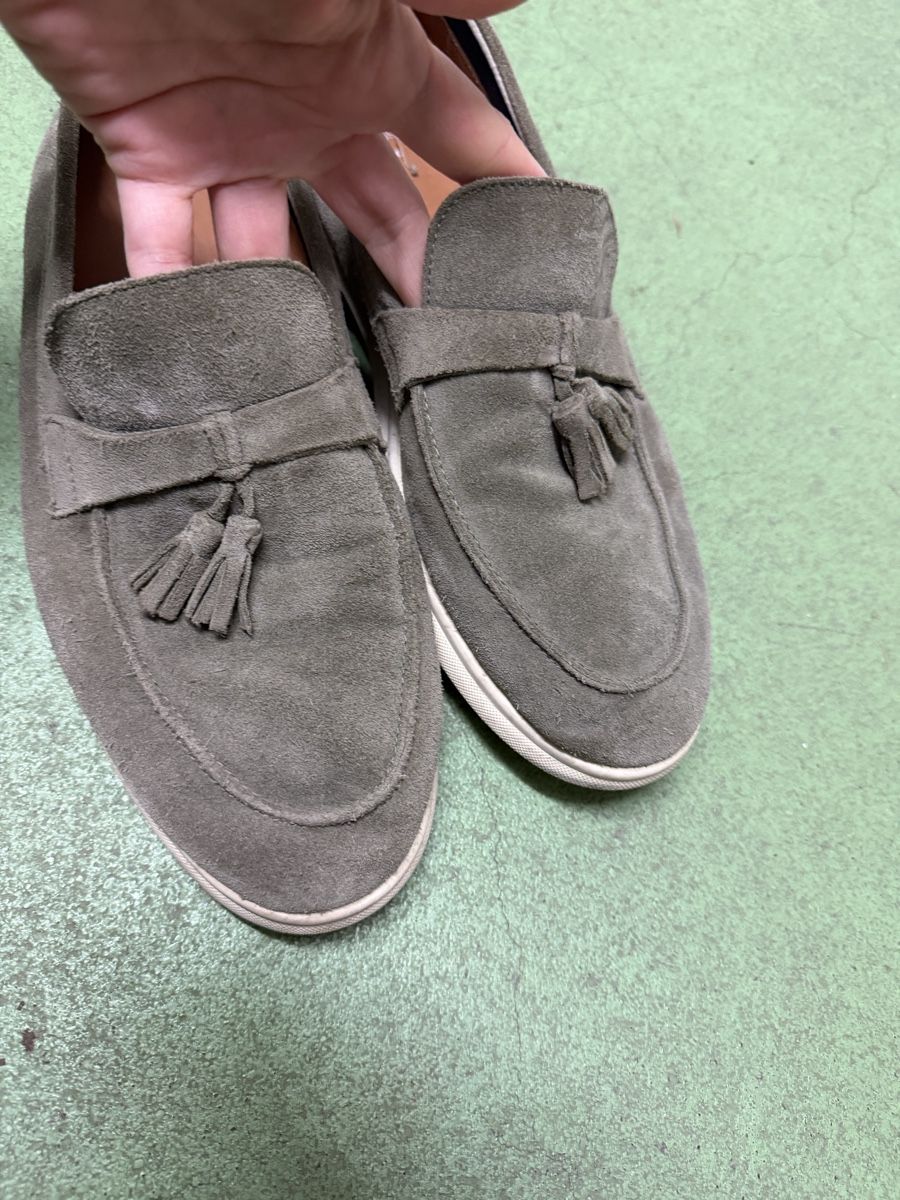 Dune London Scarpe da uomo: DUNE Graue Wildleder Loafers, Grösse 43 – Usato da Jona venduto da Good_luck_ 2