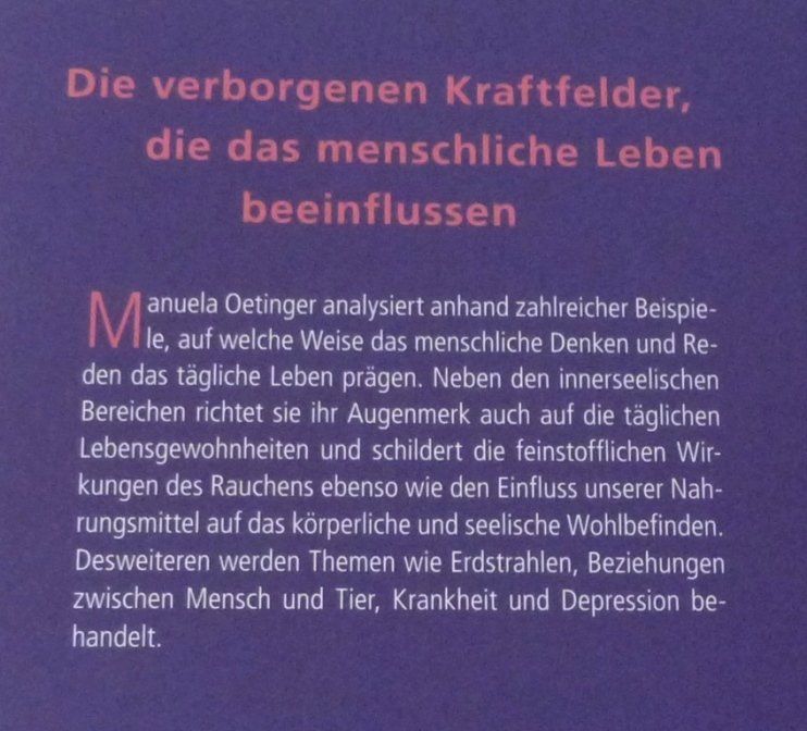 Livres: Die Aura im täglichen Leben – Neuf avec emballage d'origine à Mauren par Yeelen 3