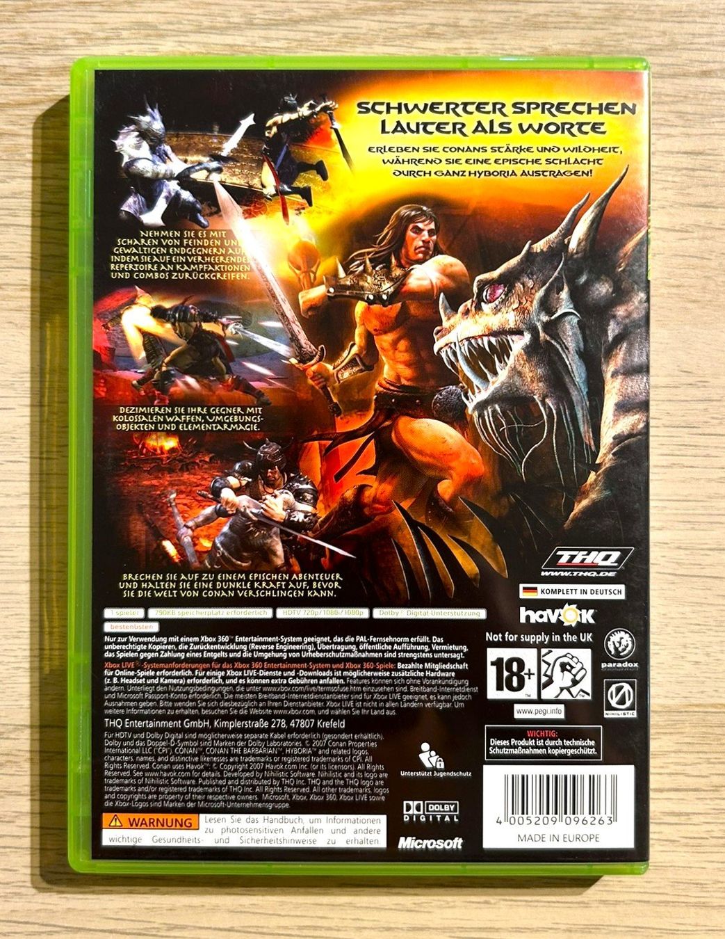 Microsoft Giochi: Conan Xbox 360 – Usato da St. Gallen venduto da Alpine.Arcade 1