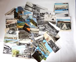 Lot 100 anciennes cartes postales Canton de Vaud