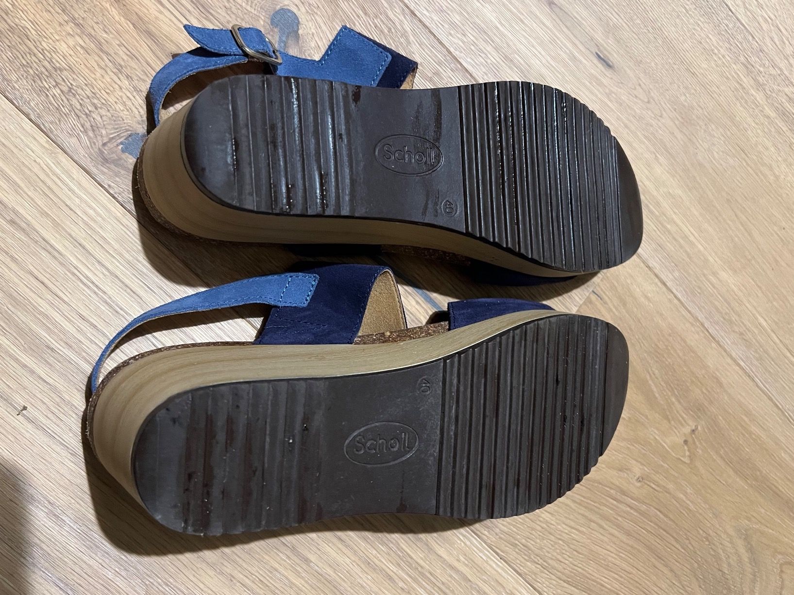 Scholl Scarpe da donna: Bequeme elegante Sandale Bioprint/Scholl – Usato da Mönchaltorf venduto da Mungg02 3