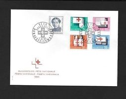 FDC Pro Patria Serie 1963 B113 - B117 ET Bern 1.6.1963
