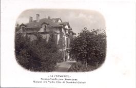 NEUCHÂTEL, la Clématite pension de famille rue de la côte 40