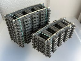 LEGO 9v Schienen Gebogen 16 stk. (mehrfach verfügbar)