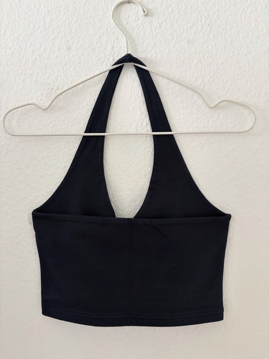 Brandy Melville Tops: Dunkelblaues Neckholder-Top – Gebraucht aus Ettingen von ale_q6zz 2