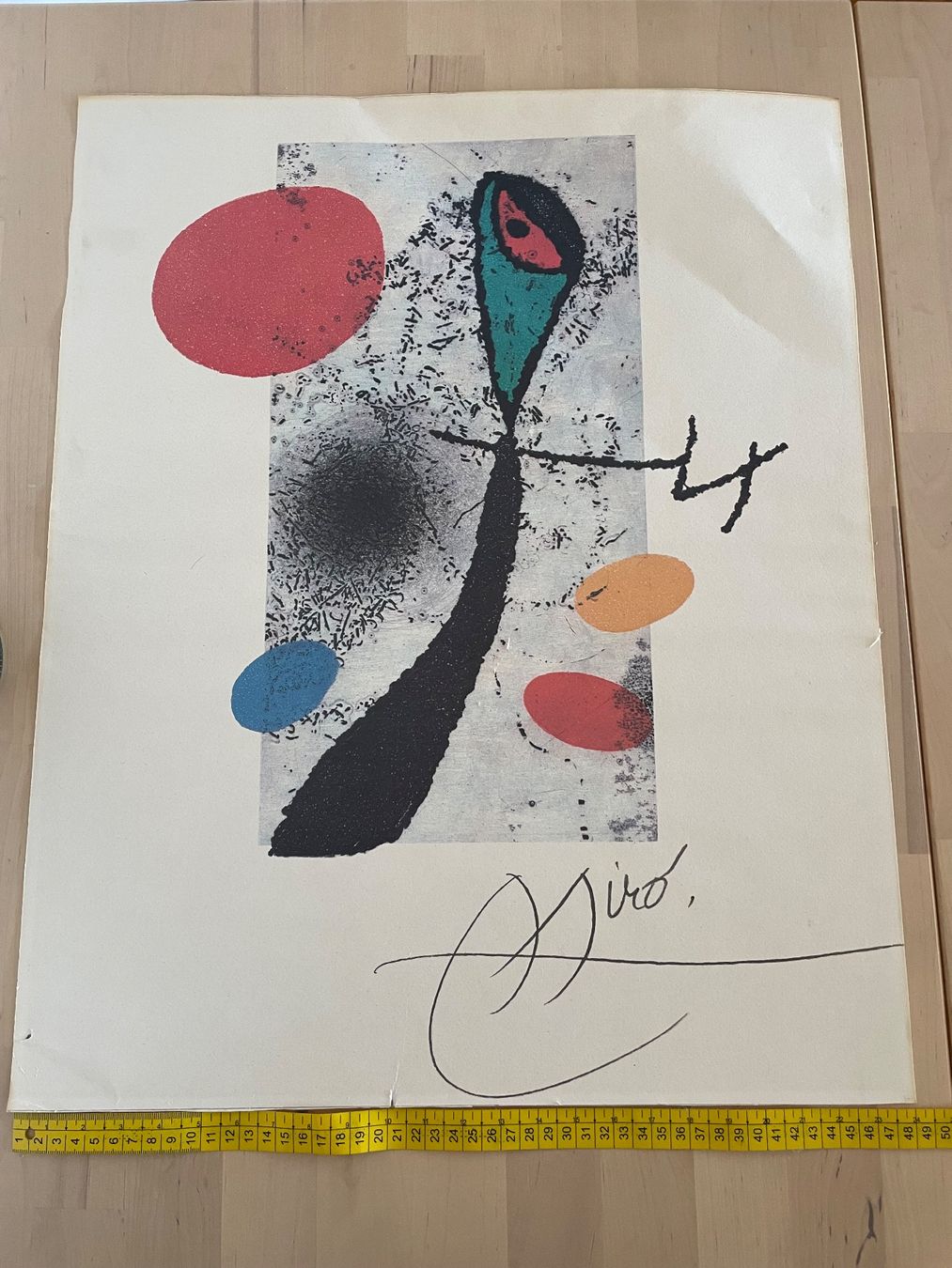 Foto & Immagini: 48 x 60 centimetres print by Miró – Usato da Chavannes-Renens venduto da fco_p59h