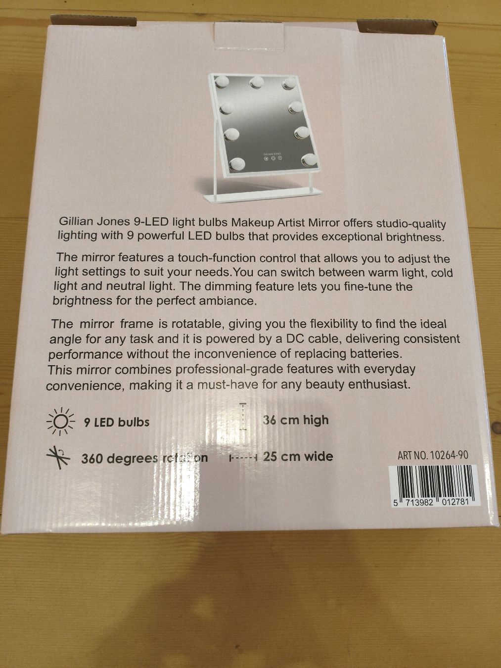 Specchi: Make-up Spiegel Weiss mit 9 LED Lichter neu – Nuovo e nell'imballaggio originale da Wislikofen venduto da Passiflora05 1