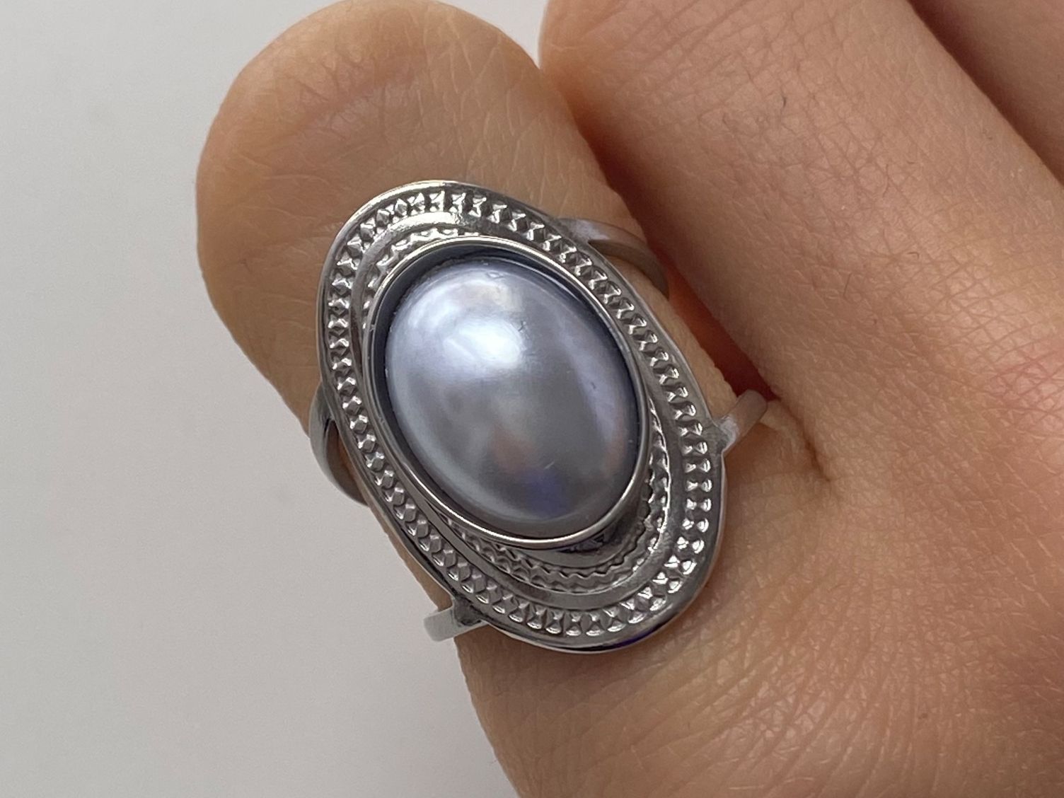 Anelli: Silberne Perle Edelstahl Ring – Nuovo (secondo la descrizione) da Givisiez venduto da dor_xb9k