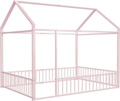 KINDERBETT MIT DACHGERÜST! 140x200cm  SOMMER AKTION -50%