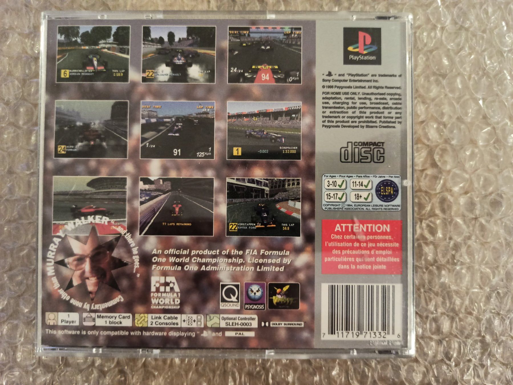 Spiele: Formula 1 PS1 – Gebraucht aus Oberweningen von mar_87mx 1