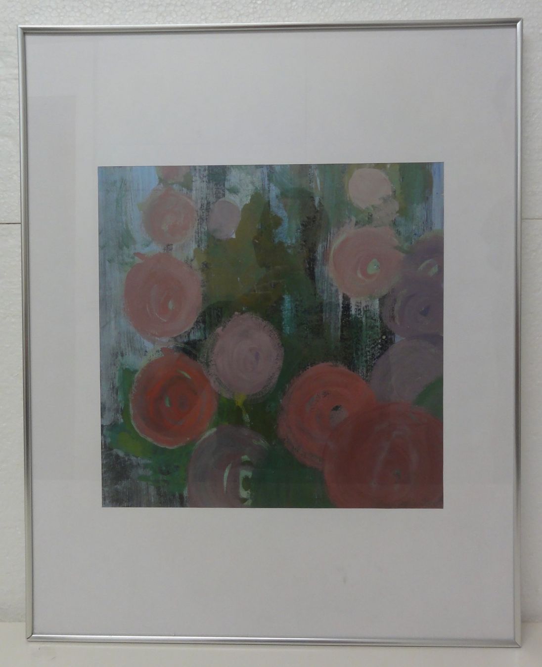 Foto & Immagini: Aquarell "Malven" (gerahmt) – Usato da Illnau venduto da chiara041