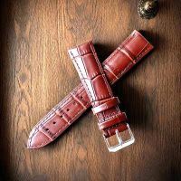 Bracelet de montre en cuir de veau souple 20 mm  unisex