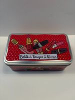 Blechdose Rouge Lipstick Design